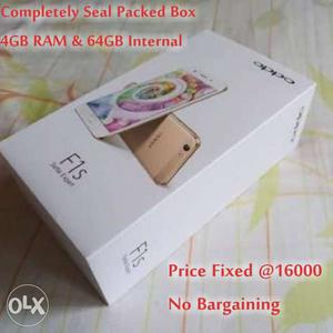 Seal Packed Oppo F1s- 4GB RAM-64GB Internal..Price Fixed No