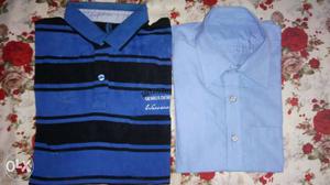 Shirt full(sky)-40" shirt half (blue)- 40"