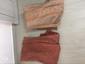 Two Brown Textile S