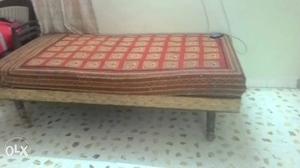 2 Sag wood Setty With 2 orignal cotton mattress