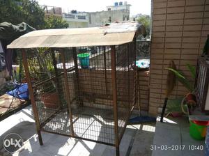 Brown Wire Pet Cage