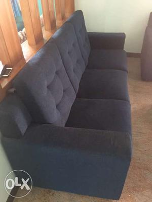 Fabric sofa set 3+2+1 almost new +Coffee table with same