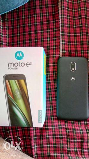 Moto E3power I brought this mobile in last month