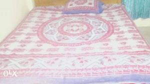 White And Red Floral Bed Linen