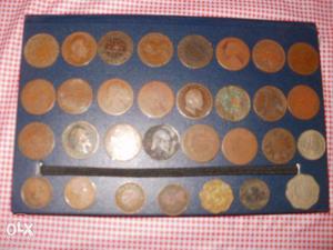 32 old coins of british period