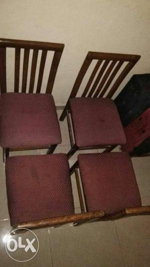 4 chair best condition. little negotiable