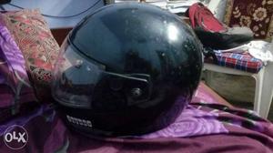 A Branded helmet with full and half both the