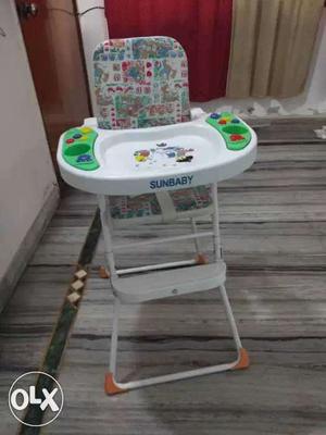 Baby's White Sunbaby High Chair