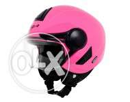 Black And Pink Motorcycle Helmet