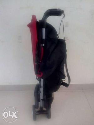 Black And Red Stroller for kids
