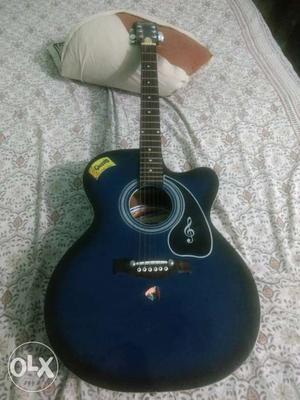 Blue Burst Cutaway Guitar