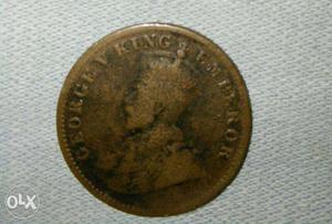 Copper British Indian Coin