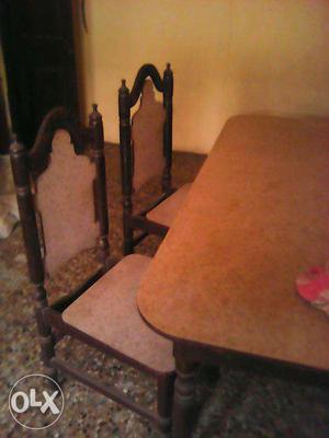 Dining Table for Sale 5'x3.5' 4-chairs