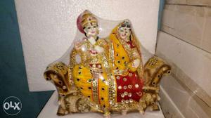 Fully dressed brand new piece of Radha Krishna