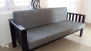 Mahogany jute [3+1+1] sofa set