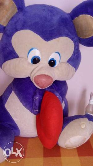Purple Mouse Plush Toy