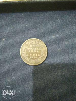 Quarter Anna India Coin