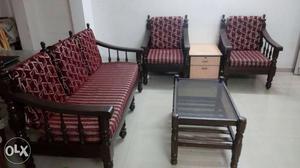 Sofa set with Side table and Center table for sale at