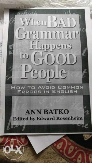 When Bad Grammar Happens To Good People Book By Ann Batko