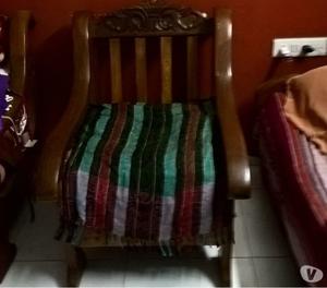 used sofa (teak wood) 3 +1+1 seater for sale Bangalore