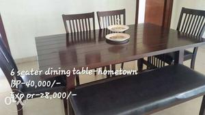 6 seater wooden Dining Table from hometown