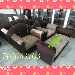 7 sitter sofa set. high quality and luxury