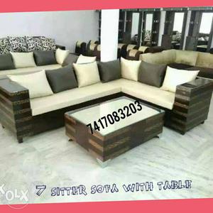 7 sitter sofa with table at unbeatable price