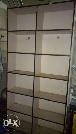 8 by 4 Foot Shop Almira with 12 deep boxes, with