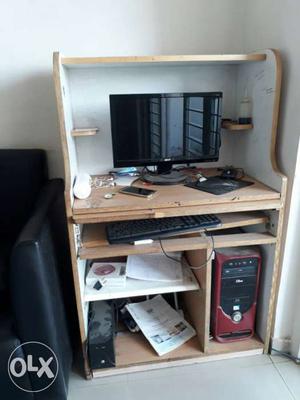 Brown Wooden Computer desk
