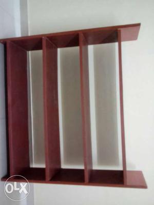 Brown Wooden Layered Rack