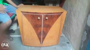 Brown Wooden Table Cabinet