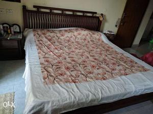 Indonesian teak bed
