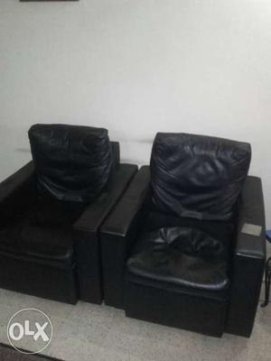 It is a comfortable sofa in good condition. Arm