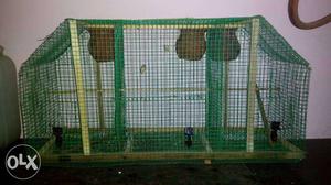 Its a 3 pair cage for birds its a new one 3 feet