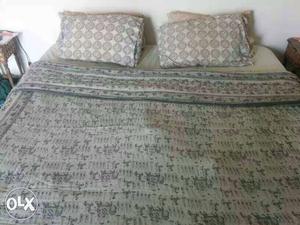 King size bed with mattress. Can sell separately.
