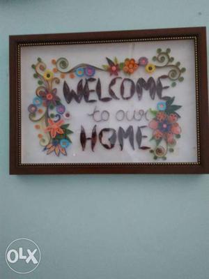 Multicolored Floral Wall Plaque