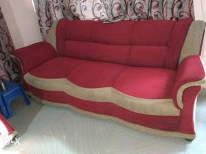 One-year old 5-seater sofa set, brand new