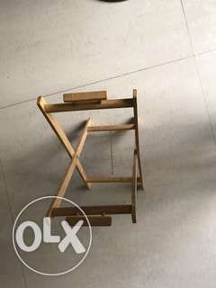 Pair of Portable and Foldable table stands for sale