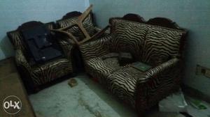 Singal bed (deewan) sofa set two seater and two