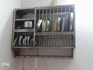 Steel plates/ utensils stand