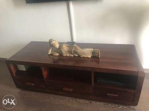 Teak wood tv console bought from FabIndia