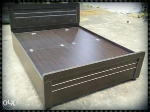 Wooden Bed steel Strip with storage