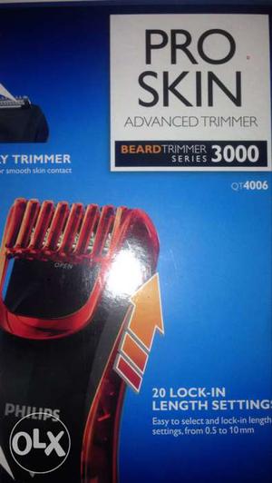 2 years warranty philips trimmer in best condition