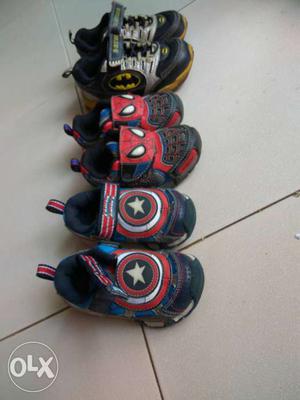 3 Pairs Of Boy's Shoes