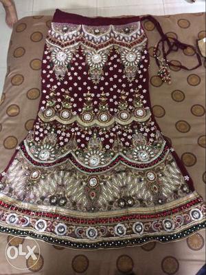 Beautiful designer wedding choli in silk MRP 45K