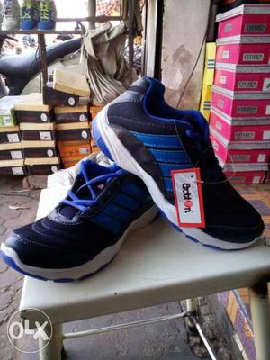 Blue-and-black Sneakers