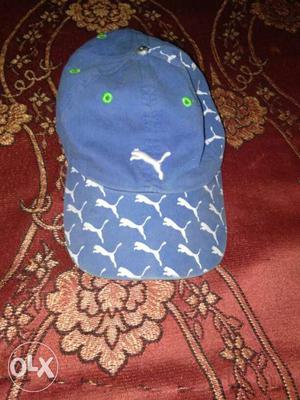 Blue puma cap comfortable for all ages