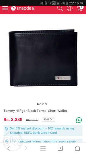 Branded Tommy Hilfiger wallet only one day use