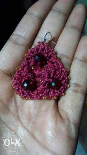 Crochet earring