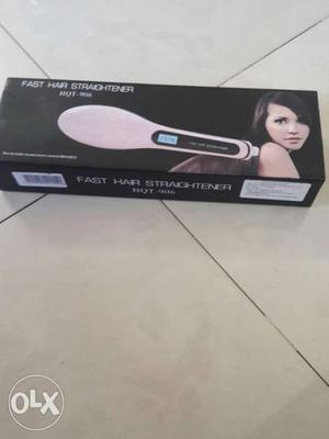 Fast hair straightener white in colour not used